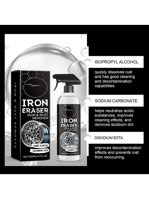 IRON ERASER Спрей-очиститель дисков 120 мл, 120 мл, фото 4