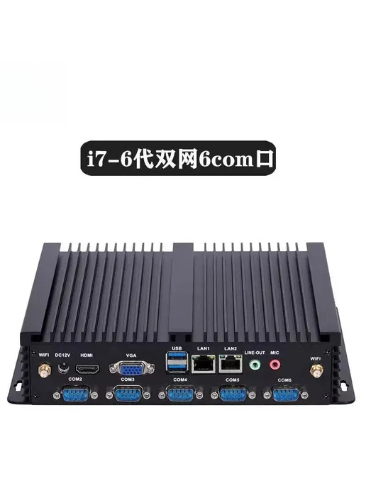 Нет бренда Мини-ПК i7-6, 6 COM, LAN, VGA, USB, Red, красный