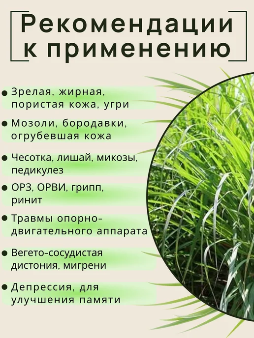 Эфирное масло цитронеллы 5 мл натуральное и эффективное, 5 мл, фото 2