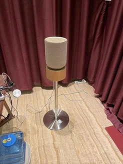 Нет бренда Напольная аудиостойка из резины Бежевый, Stainless steel nat