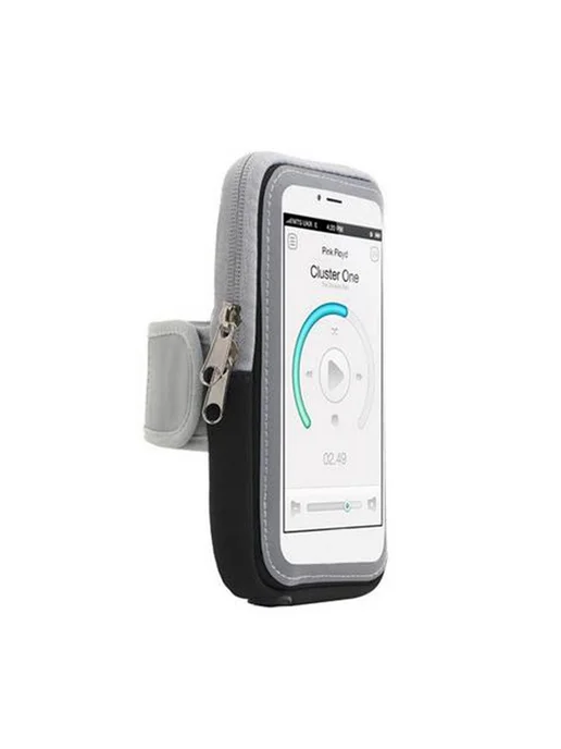 Спорт рука Phone Belt для Men Women, сенсорный дисплей, чёрн, черный, фото 2