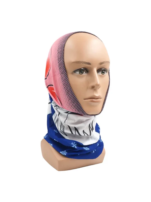 Fandana Gear арт-бандана из полиэстера для спорта Коричневый, красный, фото 5