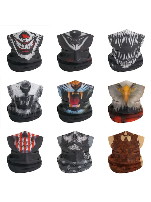 Fandana Gear арт-бандана из полиэстера для спорта Коричневый, оранжевый, фото 2