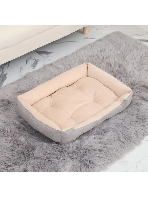 LAPLADOG Теплый домик для собак XL Бежевый, 48x38 cm, 2, 48x38