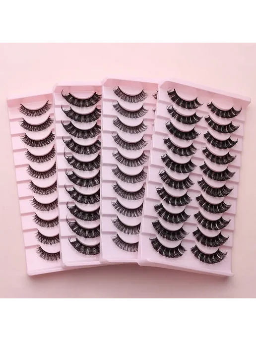 Нет бренда Накладные ресницы DD Curl 3D черные 10-23 мм 10Pairs-DH06-02, черный, фото 5