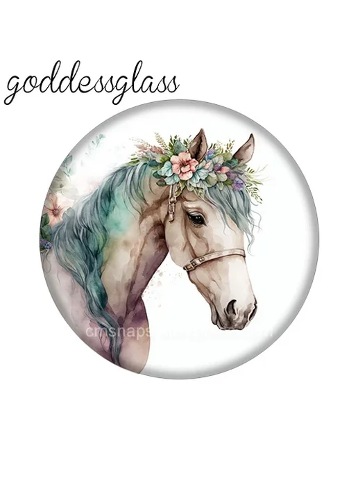goddessglass Стеклянные фотокабошоны круглые 10 шт. 12 18 20, 10 шт, фото 5