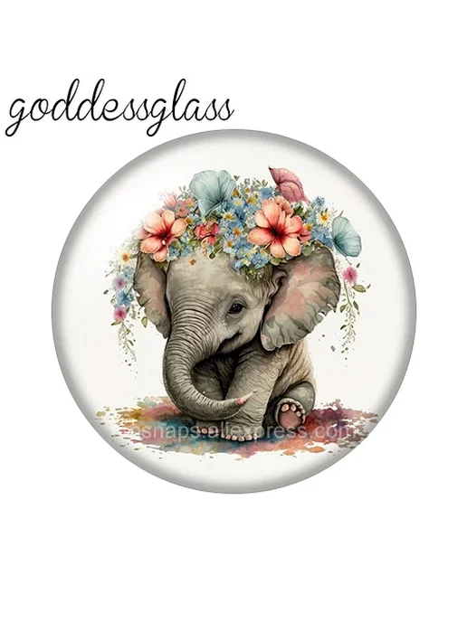 goddessglass Стеклянные фотокабошоны круглые 10 шт. 12 18 20, 10 шт, фото 7