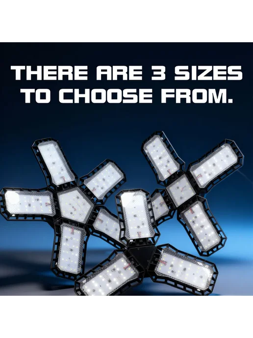 Нет бренда LED Светильник для гаража 45 60 80 Вт E27, деформируемый, 3, 80 Вт, фото 7