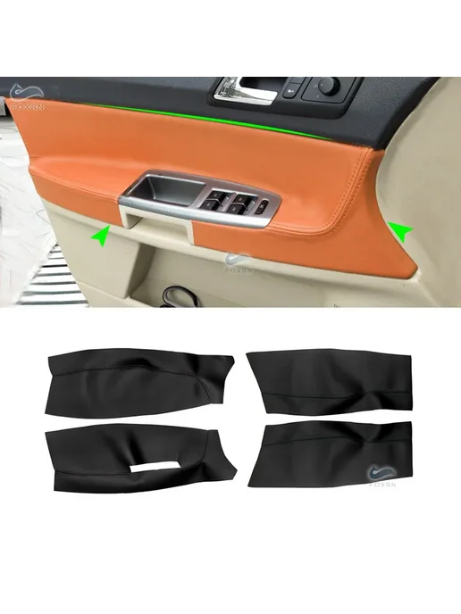 FOXSN Кожаный чехол для дверной панели VW POLO Hatchback Sedan 2, вариант, фото 2