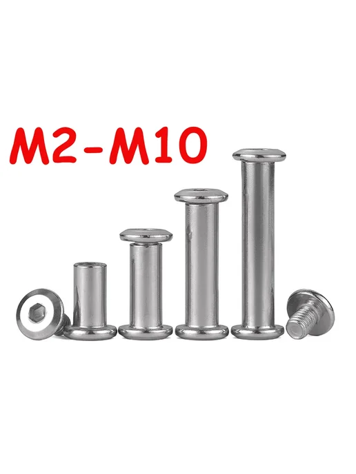 Yiqianyuan Заклепки для мебели M2-M10 из нержавеющей стали M, вариант