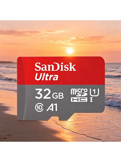 SANDISK Карта памяти Ultra 64GB Micro SDXC UHS-I, 128 ГБ, фото 2