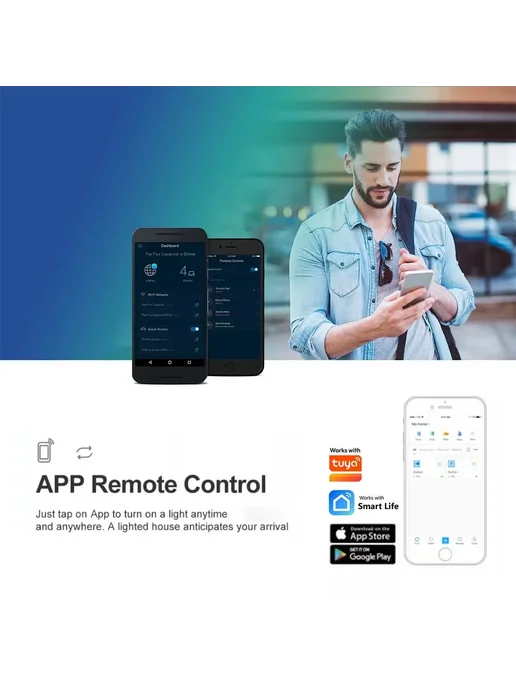 Scimagic-RC Умный 2-канальный Wi-Fi выключатель 433MHz Remot, вариант, фото 3