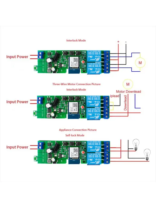 Scimagic-RC Ewelink Smart WiFi реле-переключатель 1 канал, AC DC 7-32V, 2-канальный Wi-Fi реле модуль, фото 5