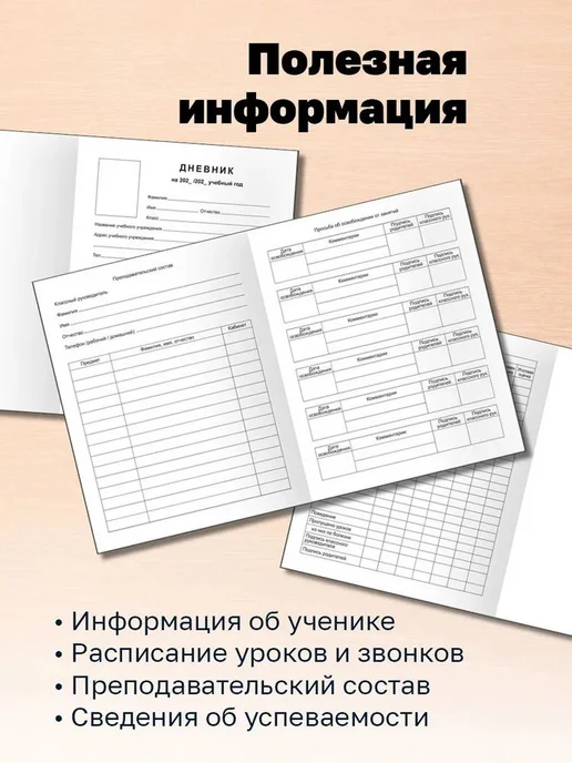 Дневник школьный A5, листов 48, голубой, фото 5