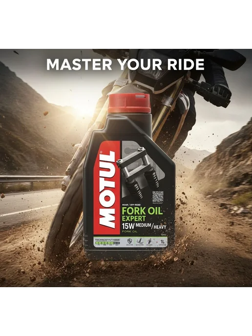Масло вилочное MOTUL полусинтетическое 15W, 15 Вт