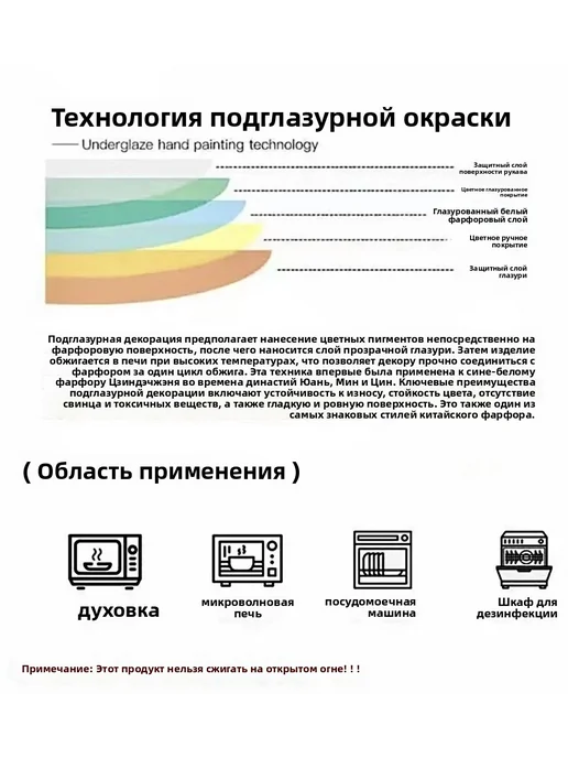 керамические обеденные тарелки богемского стиля, вариант, фото 7