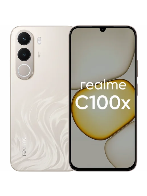Смартфон realme C100x 4/128 ГБ, белый, фото 2