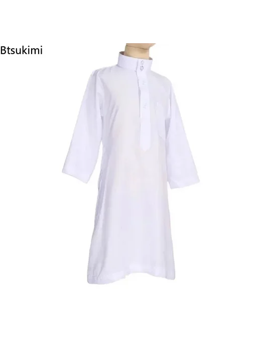Btsukimi Детская джубба Thobe белый полиэстер, белый, фото 4