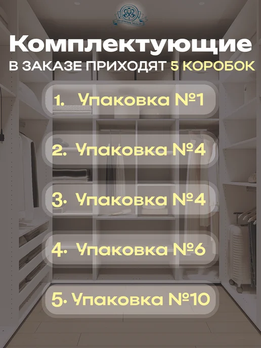 Петровская мебель Гардеробная система модульная шкаф открытый Яуза800 Модуль23, белый, фото 4