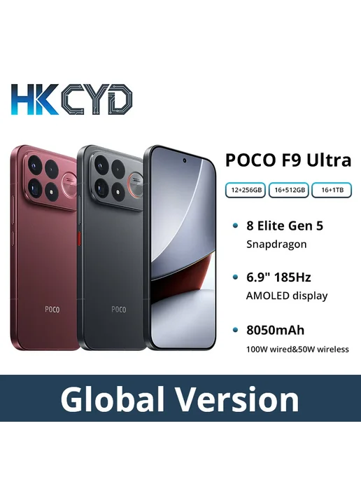 Смартфон Xiaomi F9 Ultra 12/256 ГБ, красный, фото 2