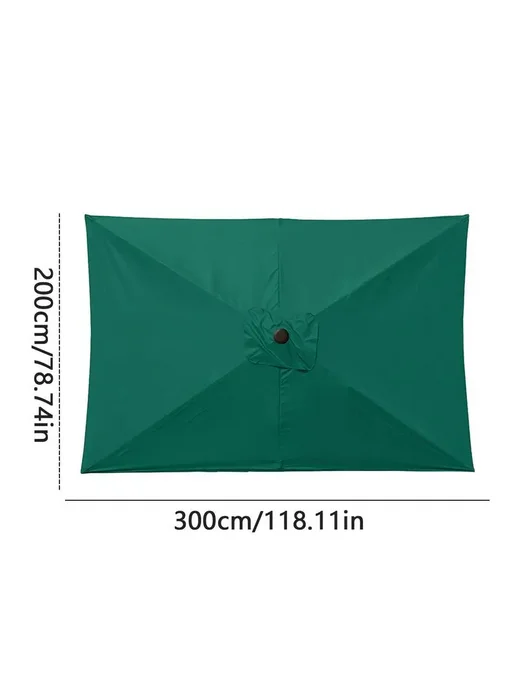 Нет бренда Сменный навес для прямоугольного зонтика 2x3 м, 2x3 м, 3 м, фото 7