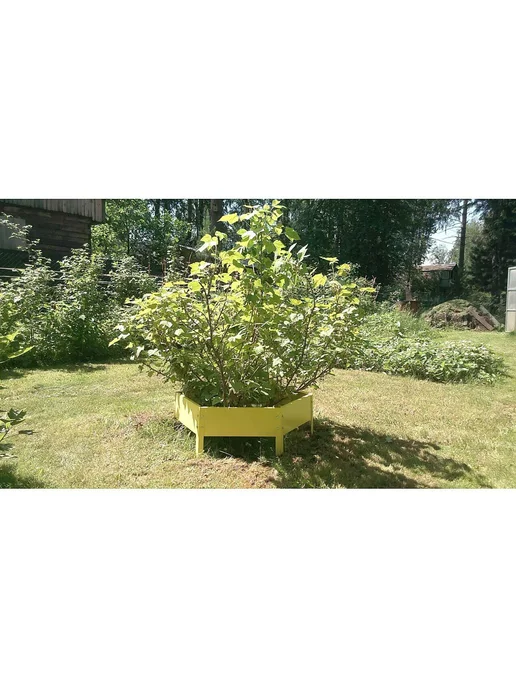 Greengo Клумба оцинкованная 80 см 15 см, желтый, фото 7