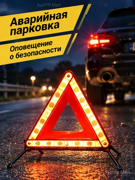 Знак аварийной остановки складной, 43 см, вариант, фото 2