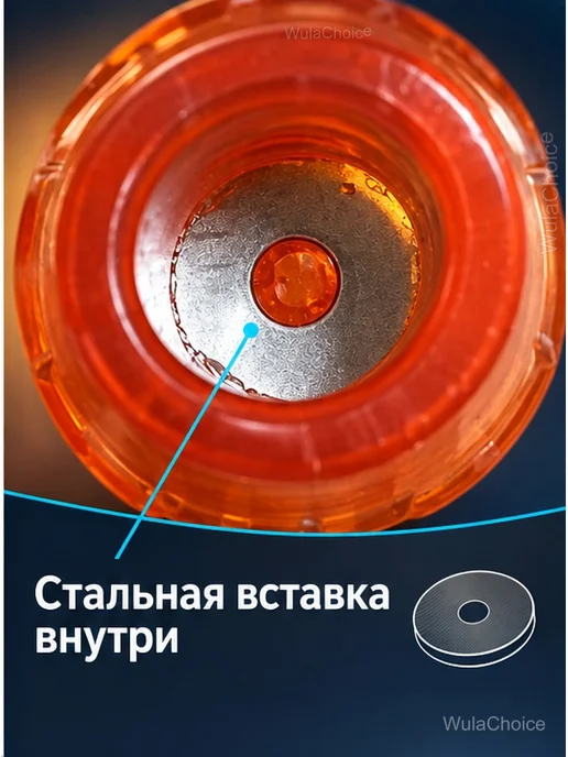 Наконечник для трости и костылей Ø22 мм, оранжевый, фото 4