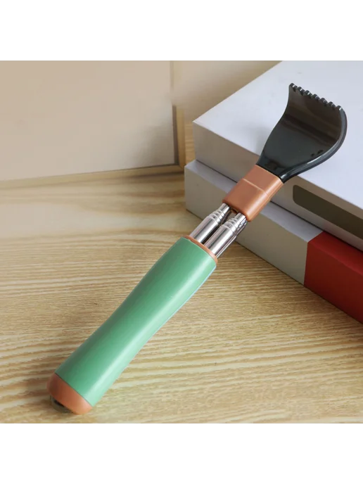 Back Scratcher раскладная, массаж и антислип, для взрослых, зеленый