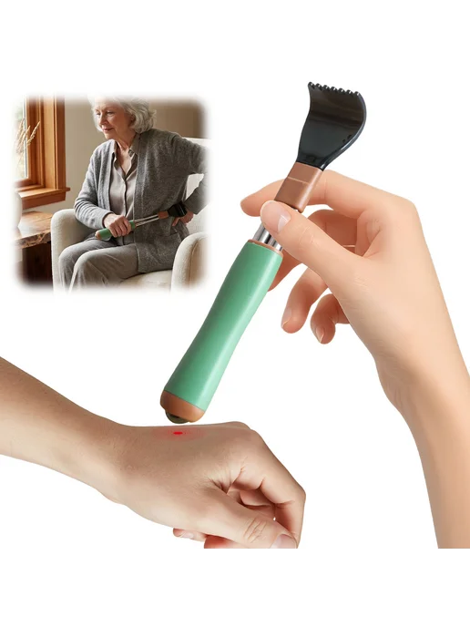 Back Scratcher раскладная, массаж и антислип, для взрослых, зеленый, фото 4