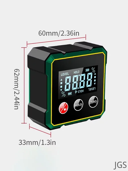 Угломер 61мм х 61мм, Пластик, вариант, фото 3