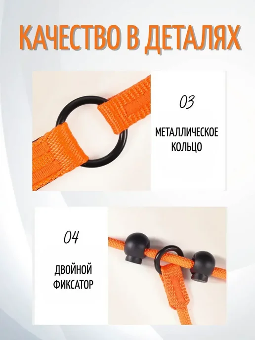 Поводок удавка для собак, зеленый, фото 4