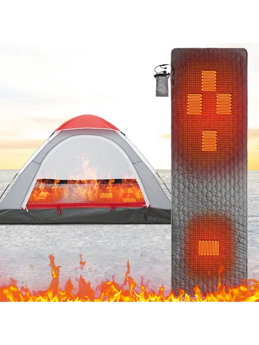 USB нагрев коврик для походов, 3 уровня, для Camping King, вариант, фото 2