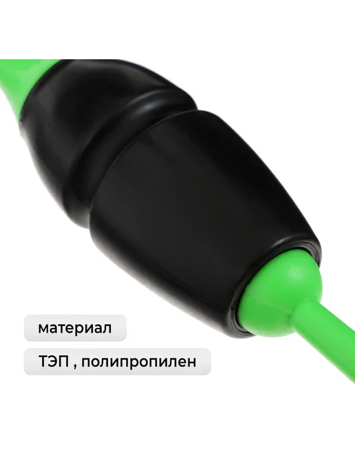 RGB (Russian Gymnastics Brand) Булавы для художественной гимнастики вставляющиеся Grace Dan, зеленый, фото 2