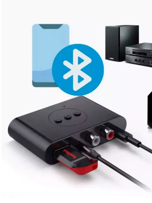 Bluetooth-ресивер VIDGES для колонок RCA AUX, вариант, фото 5