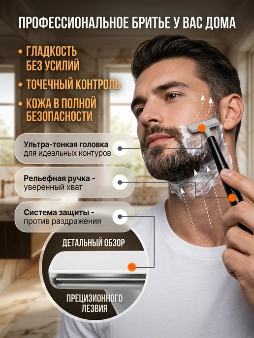 BIC METAL Бритва мужская одноразовая, станок набор 5 шт, 5 шт, фото 2
