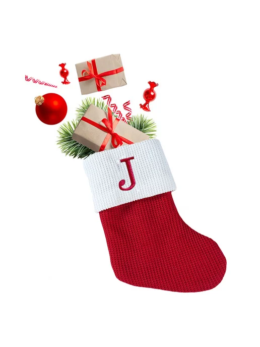 Веселые рождественские носки Santa, лучший подарок, классика, вариант, фото 6