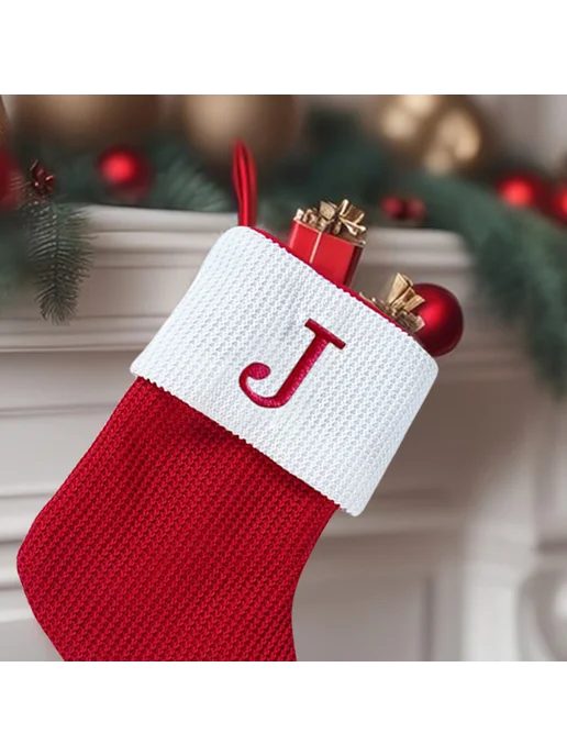 Веселые рождественские носки Santa, лучший подарок, классика, вариант, фото 7