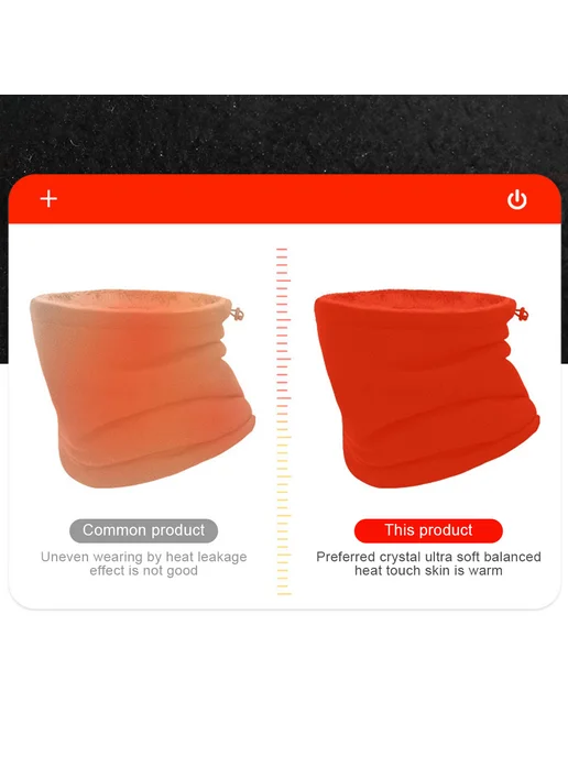 Утеплитель для шеи Men Women Windproof, маска, тёмно-серая, серый, фото 6