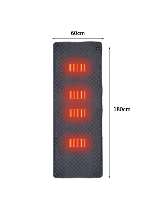 Грелочный электромат 3 уровня, палатка, USB+Type-C, тёмно-си, вариант, фото 7
