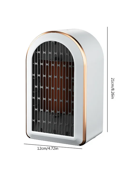 Настольный вентилятор-обогреватель 1200W для офиса и дома, 1200 Вт, фото 5