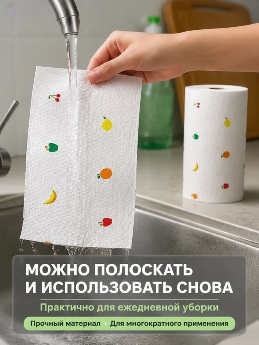 Бумажные полотенца в рулоне, 1 слой, с перфорацией, вариант, фото 4