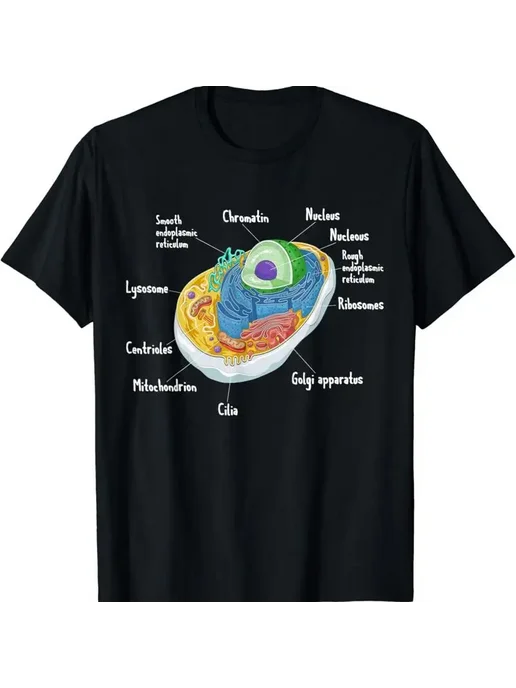 PEDRAZA Футболка Анатомия клетки Хлопок Черный, XXXL, Black, черный, фото 2