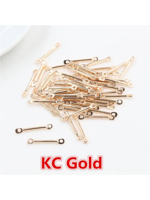 Wadsfred Cabos Соединители для сережек Rhodium, 100 шт, 100 шт, фото 6