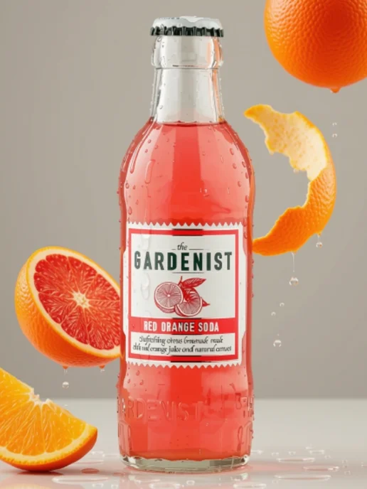 GARDENIST Содовая для коктейлей газированная безалкогольная Red Orange, красный, фото 5