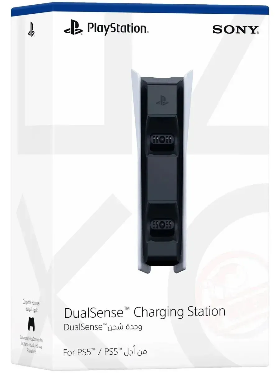 Двойная зарядная станция Twin Charging Station для геймпадов PS5 DualSense — фото 5