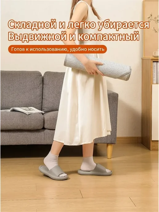 Коврик с подогревом для ног с таймером, синий, фото 2
