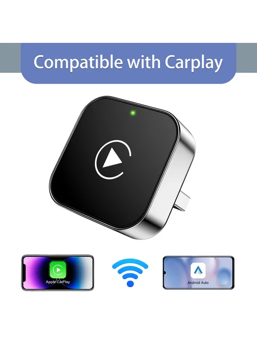 Pionray Беспроводной адаптер CarPlay Android Auto 2 in 1, вариант, фото 2