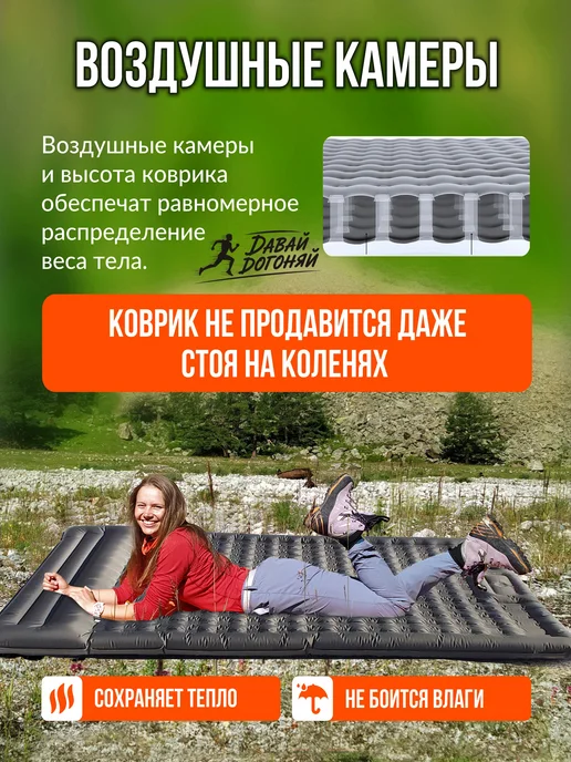 Давай Догоняй Коврик туристический двуспальный, вариант, фото 7